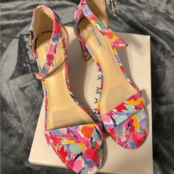 Alex Marie Shoes - Alex Marie Colorful Patterned Heels